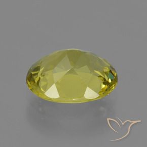 Apatite Gemstone in 11 x 9 mm (calibrated) Size for Sale, Apatite Stone in Earthy Yellow Color