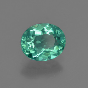 1.45 ct Green Apatite Stone, Natural Apatite in Oval Facet Shape for Sale