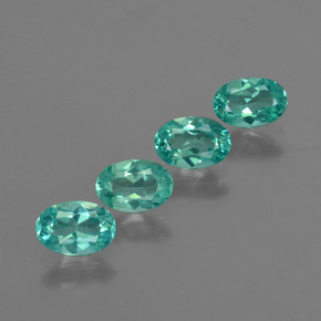 1.99 ct Green Apatite Stone, Natural Apatite in Oval Facet Shape for Sale
