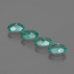 Apatite Gemstone in 6 x 4.1 mm Size for Sale, Apatite Stone in Blue Green Color