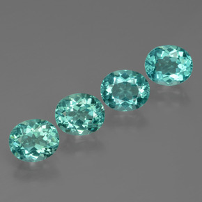 2.85 ct Green Apatite Stone, Natural Apatite in Oval Facet Shape for Sale