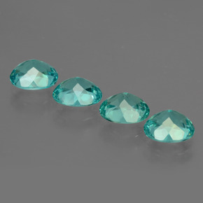 Apatite Gemstone in 6.1 x 5.1 mm Size for Sale, Apatite Stone in Blue Green Color