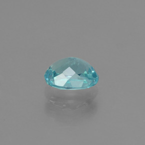 Apatite Gemstone in 7 x 5.7 mm Size for Sale, Apatite Stone in Electric Blue Color