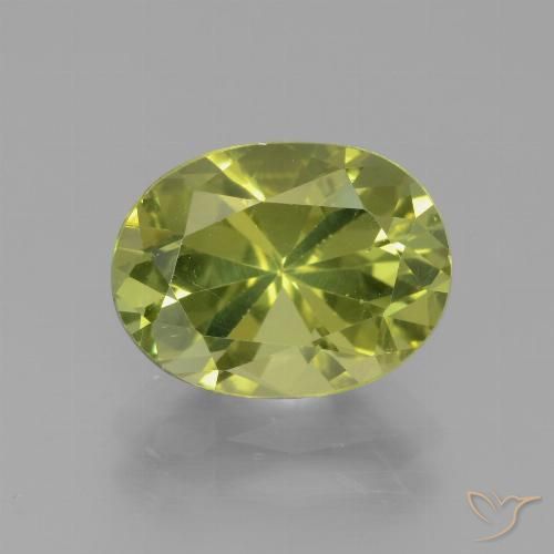 3.53 ct Green Apatite, 10.9 x 8.3 mm Oval Cut From Madagascar, Photo A