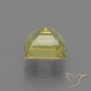Apatite Gemstone in 8 x 8 mm (calibrated) Size for Sale, Apatite Stone in Light Corn Yellow Color