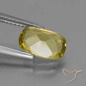 Apatite Gemstone in 10 x 7 mm (calibrated) Size for Sale, Apatite Stone in Medium Yellow Color