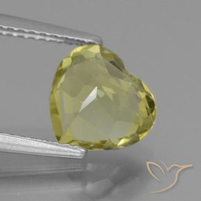 Apatite Gemstone in 8.9 x 8 mm Size for Sale, Apatite Stone in Light Corn Yellow Color