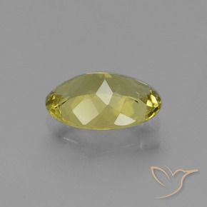 Apatite Gemstone in 9.1 x 6.5 mm Size for Sale, Apatite Stone in Medium Yellow Color