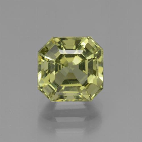 Light Green Apatite Gem - 3.4ct Asscher Cut (ID: 439045)