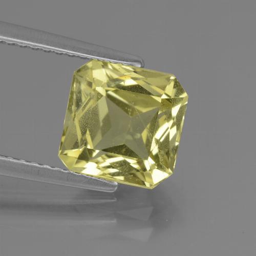 Light Corn Yellow Apatit Edelstein - 2.9ct Oktagon Scheren Schliff (ID: 439053)