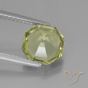 Apatite Gemstone in 8.5 x 8.4 mm Size for Sale, Apatite Stone in Green Yellow Color