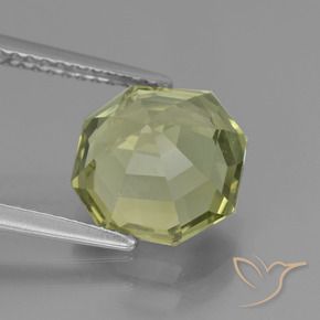 Apatite Gemstone in 9.6 x 9.3 mm Size for Sale, Apatite Stone in Medium Green Color