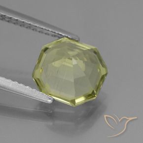 Apatite Gemstone in 8.8 x 8.5 mm Size for Sale, Apatite Stone in Light Green Color
