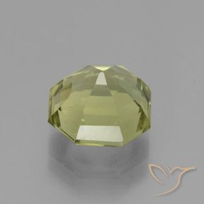 Apatite Gemstone in 9.6 x 9.3 mm Size for Sale, Apatite Stone in Yellowish Green Color