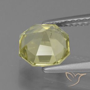 Apatite Gemstone in 7 x 7 mm (calibrated) Size for Sale, Apatite Stone in Lemon Yellow Color