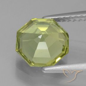 Apatite Gemstone in 8 x 8 mm (calibrated) Size for Sale, Apatite Stone in Medium Yellow Color