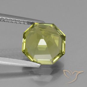 Apatite Gemstone in 9 x 9 mm (calibrated) Size for Sale, Apatite Stone in Green Yellow Color