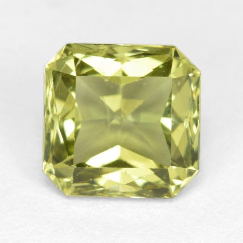 Medium Yellow Apatite Gem - 3.1ct Ottagono / taglio a forbice (ID: 439204)