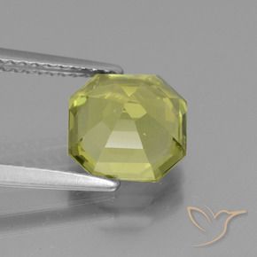 Apatite Gemstone in 8 x 8 mm (calibrated) Size for Sale, Apatite Stone in Green Yellow Color