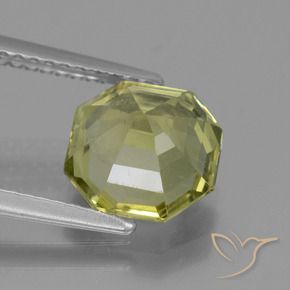 Apatite Gemstone in 8 x 8 mm (calibrated) Size for Sale, Apatite Stone in Yellow Green Color