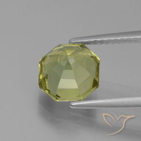 Apatite Gemstone in 8 x 8 mm (calibrated) Size for Sale, Apatite Stone in Green Yellow Color