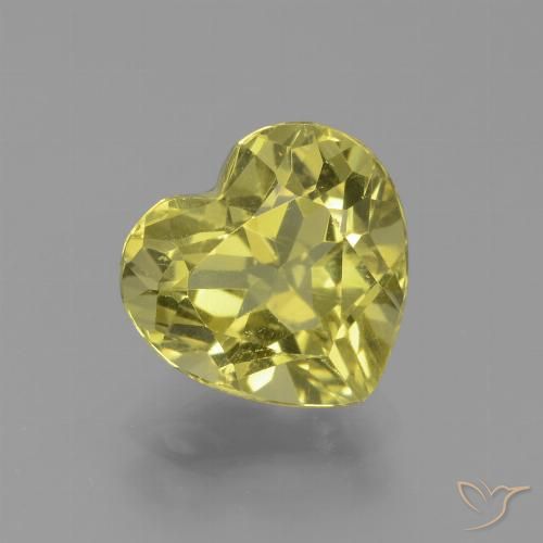 2.27ct Natural Earthy Gold Apatite, Heart, VVS-VS