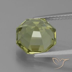Apatite Gemstone in 10 x 10 mm (calibrated) Size for Sale, Apatite Stone in Medium Yellow Color