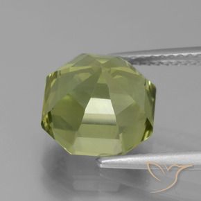 Apatite Gemstone in 10 x 10 mm (calibrated) Size for Sale, Apatite Stone in Light Forest Green Color