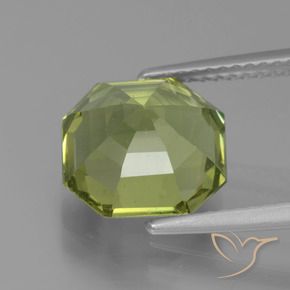 Apatite Gemstone in 10 x 10 mm (calibrated) Size for Sale, Apatite Stone in Medium Light Green Color