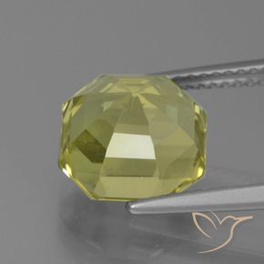 Apatite Gemstone in 10 x 10 mm (calibrated) Size for Sale, Apatite Stone in Light Yellow Color