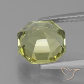 Apatite Gemstone in 8 x 8 mm (calibrated) Size for Sale, Apatite Stone in Yellow Green Color