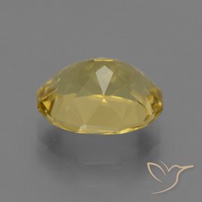 Apatite Gemstone in 12.7 x 10.3 mm Size for Sale, Apatite Stone in Light Yellow Color