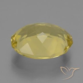 Apatite Gemstone in 15.1 x 11.9 mm Size for Sale, Apatite Stone in Light Yellow Color