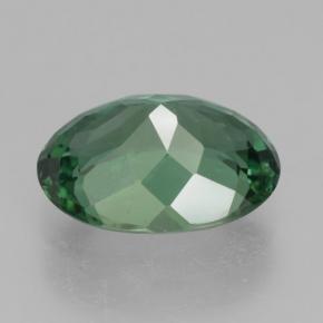 Apatite Gemstone in 10 x 8 mm (calibrated) Size for Sale, Apatite Stone in Medium-Dark Green Color