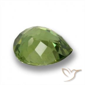 Apatite Gemstone in 8.8 x 8.5 mm Size for Sale, Apatite Stone in Deep Green Color