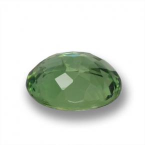 Apatite Gemstone in 7.8 x 6.3 mm Size for Sale, Apatite Stone in Medium Green Color