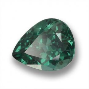 1.17 ct Green Apatite Stone, Natural Apatite in Pear Facet Shape for Sale