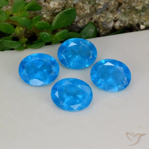 0.4ct Oval Facet Blue Apatite for sale thumb image of 0.4ct Oval Facet Blue Apatite (ID: 468630)