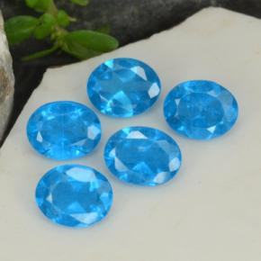 0.3ct Oval Facet Blue Apatite Gem for sale 0.3ct Oval Facet Blue Apatite Gem (ID: 468740)