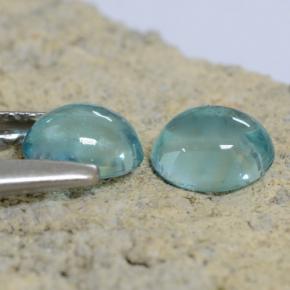 Apatite Gemstones in 5 x 4.2 mm Size for Sale, Apatite Stones in Baby Blue Color