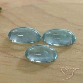 Apatite Gemstones in 5.6 x 4 mm Size for Sale, Apatite Stones in Bright Greenish Blue Color