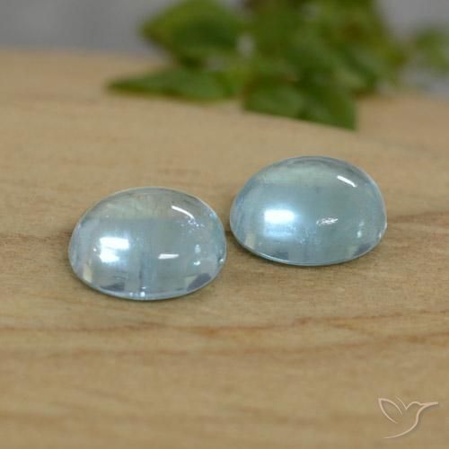1.07 ctw Turquoise Apatite Stones, Natural Apatite in Round Cabochon Shape for Sale