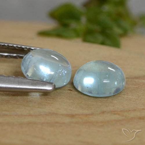 Apatite Gemstones in 5 mm (calibrated) Size for Sale, Apatite Stones in Light Teal Color