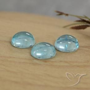 Apatite Gemstones in 5 x 2.4 mm Size for Sale, Apatite Stones in Light Blue Color