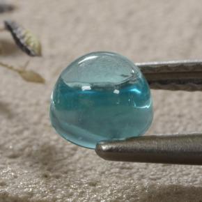 Apatite Gemstone in 5 mm (calibrated) Size for Sale, Apatite Stone in Medium Blue Green Color