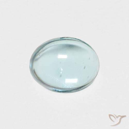 0.93ct Natural Light Blue-Green Apatite, Oval, Transparent