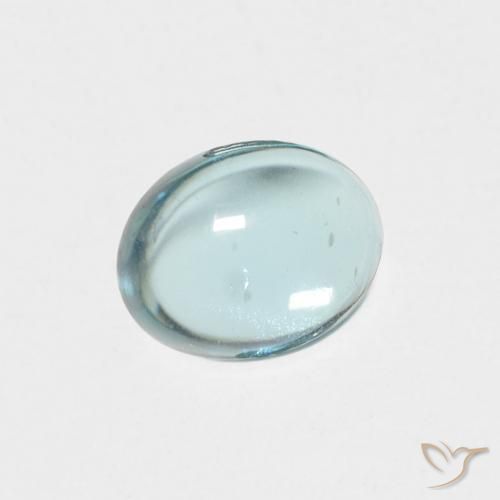 0.93 ct Turquoise Apatite Stone, Natural Apatite in Oval Cabochon Shape for Sale