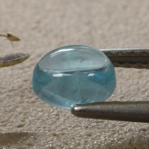 Apatite Gemstone in 6.2 x 5 mm Size for Sale, Apatite Stone in Light Blue Color