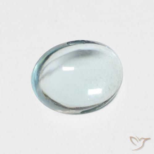 1.21 ct Turquoise Apatite Stone, Natural Apatite in Oval Cabochon Shape for Sale