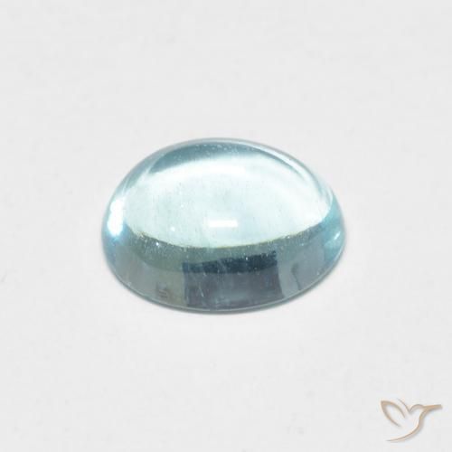 Apatite Gemstone in 7.5 x 5.8 mm Size for Sale, Apatite Stone in Light Blue-Green Color